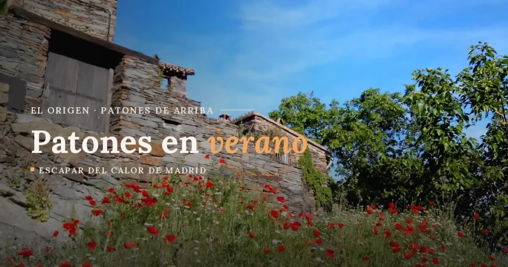 Patones en verano: escapar del calor de Madrid sin irse lejos 5 verano patones destacada